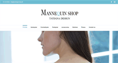 Desktop Screenshot of mannequin-shop.dk